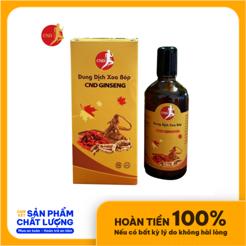 DUNG DỊCH XOA BÓP CND GINSENG